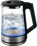Megawise Electric Glass Kettle With Auto Shut-off, Stainl New. Price: $50.39.