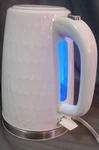 Black+decker 1.7L Cordless Kettle W/ 360 Base, Silver & White KE1560W Used. Price: $27.99.