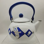 1999 Pillsbury Doughboy Enamel 2 Qt Kettle Teapot By Reston Lloyd Never Used New. Price: $22.85.