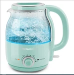 Elite Gourmet 1.2L Adjustable Temperature Electric Honeypot Glass Kettle With New. Price: $41.99.