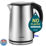 Cosori Electric Kettle, No Plastic Inner Lid, Filter And Spout, Double Wall New. Price: $64.99.