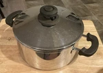 Vintage Magnalite Classic Stainless Steel 5.5 Qt Stock Pot W/lid #3030 Euc Usa Used. Price: $39.99.
