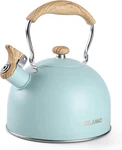 Tea Kettle, 85 Oz / 2.5 Liter Whistling Pots For Stove Top Food New. Price: $42.99.