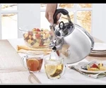 Princess House Heritage Stainless Steel 2.5 Qt Whistling Kettle 6892. New O/box. Price: $89.99.