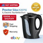 Proctor Silex K2071G 1L Electric Tea Kettle Black 1000W Auto Shutoff Brand New. Price: $14.99.