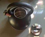 Vintage Cuisinart Steam Kettle CKS-22MB Stainless Steel Black Chrome Qt Used. Price: $19.00.