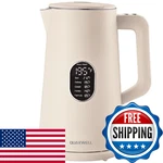 Quaxwell 1.5L Electric Kettle Stainless Steel, Double Wall Cool Touch Teapot, Fa New. Price: $58.56.