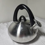 Calphalon 4402 Stainless Steel Quart Whistling Tea Kettle Pot Used. Price: $11.99.