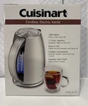 Cuisinart Electric Cordless Tea Kettle, JK-17P14, 1.7 Liter Capacity, 1500 Watts New. Price: $99.00.