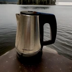 Hamilton Beach Liter Electric Kettle Model 40901, Stainless Steel And Black Used. Price: $21.02.