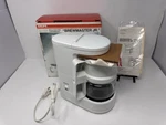 Krups Brewmaster Jr 4 Cup Electric Coffeemaker Model 1700-71 New Open Box Unused. Price: $49.99.