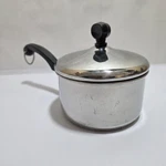 Vtg Farberware 1 Qt Saucepan With Lid Pot Stainless Steel Aluminum Clad Usa/fs Used. Price: $22.90.