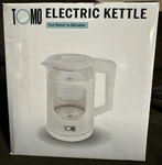 Tomo Electric Kettle White TM-24017 Hot Water Minutes Liter New Box. Price: $30.00.