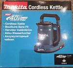 Makita Cordless Electric Kettle GTK01Z 40V Max 0.8L Battery Powered New. Price: $134.50.