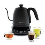 Krups Gooseneck Electric Kettle: 1L Stainless Steel, 1350W Fast Boiling, Boils New. Price: $382.47.