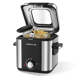 Cachoo 1.5L Electric Deep Fryer With Temp Control, Removable Lid Odor-fgq New. Price: $42.92.