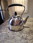 Cuisinart Whistling Tea Kettle Model BA-170 M/2 Quart Used. Price: $20.00.