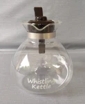 Whistling Tea Kettle Medelco Glass Schott 12 Cup Stove Top Used. Price: $15.75.