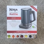 Ninja Precision Temperature Kettle 7-CUP 1500W Black Rapid Boil Hold New. Price: $45.00.
