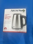 Aroma AWK-266SB 1 Cordless Electric Kettle Stainless Steel New. Price: $15.79.