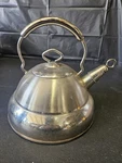 Professional Culinary 2.8 Qt Stainless Steel Whistling Tea Kettle Made Korea Used. Price: $20.00.