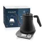 Ovalware Electric Pour Over Gooseneck Kettle 0.8L, Variable Temperature Control, New. Price: $199.99.