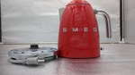 Smeg 50'S Retro Style Kettle, 1.7L, Cups, Automatic Shut Off, Red, KLF03RDUS Used. Price: $115.99.