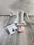 Fellow Corvo Ekg Pro Electric Water Kettle, Matte Sesame W/ Maple Wood Handle Used. Price: $139.00.