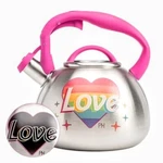 Paris Hilton Iridescent Whistling Tea Kettle - Color Changing Stainless Steel New. Price: $33.11.