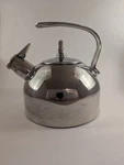 Chantal Stainless Steel Classic Tea Kettle 1.8 Qt. Harmonica Whistle SL37-19 Used. Price: $40.00.