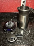 Dash Insulated Electric Hot Water Kettle, Black Stainless Steel 1.7L Used. Price: $39.00.