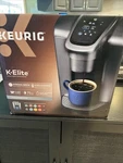 Keurig K-elite Single Serve Coffee Maker Temperature Control Silver New. Price: $85.00.