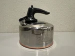 Vtg Revere Ware Copper Bottom Stainless Steel Tea Kettle, Clean! 1.5 Qt CU03G Used. Price: $30.00.