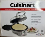Cuisinart International Chef Crepe Pizelle Pancake Plus Maker Model CPP-200 Read Used. Price: $71.99.