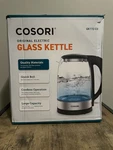 Cosori Original Electric Glass Kettle Water Boiler 1.7L/BLACK/GK172-CO New. Price: $22.00.
