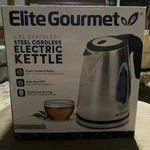 Elite Gourmet EKT-1271 Ultimate 1.7 Liter Electric Kettle Stainless Steel Used. Price: $15.00.