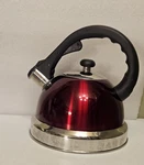 Mr Coffee Claredale Metallic Stainless Steel Whistling Tea Pot 7-8 Cups Used. Price: $15.99.