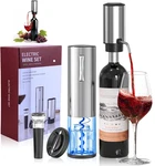 4-IN-1 Rechargeable Electric Wine Opener Aerator Gift Set With New. Price: $45.99.