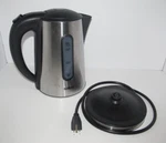 Salton Jug Kettle 1.7 Liter Stainless 1500W JK1250 Coffee / Water Warmer Used. Price: $19.95.