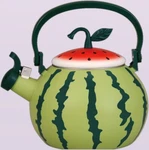 Supreme Enameled Steel 1.6 Quart Watermelon Stovetop Kettle *new*. Price: $89.95.