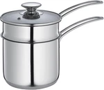 Double Boiler/bain Marie Set With Glass Lid, 1.6 Quart, 5.5" Diameter New. Price: $100.99.