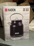 New Haden Heritage Stainless Steel Electric Tea Kettle 1.7 Black. Price: $55.00.