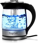Megachef 1.8LT. Glass Body And Stainless Steel Electric Quarts, Model 2 New. Price: $58.95.