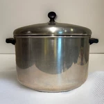 Farberware Stainless Steel Aluminum Clad 8 Quart Stock Pot With Lid Vintage Usa Used. Price: $25.99.