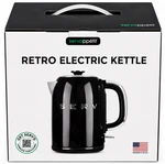 Servappetit Retro Electric Kettle Black 1.7L New. Price: $25.00.