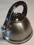 Creative Home Camille 3.5 Qt Brushed Stainless Steel Whistling Tea Kettle Used. Price: $37.52.
