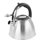 Mr. Coffee Stainless Steel Whistling Tea Kettle, 3 Qt, Silver New. Price: $36.83.