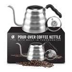 Bean Envy Pour Over Coffee Kettle, Small Gooseneck With Thermometer And New. Price: $92.97.