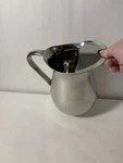 Stainless Steel Chefs Brand Water Ice Tea Pitcher With Lip India Used. Price: $14.73.
