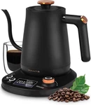 Viant Electric Gooseneck Pour Over Kettle Precise Temperature Control 0.8L Used. Price: $29.99.